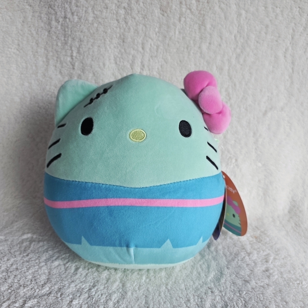 New Squishmallows 8" Hello Kitty Frankenstein Sanrio Plush toy Halloween 2025